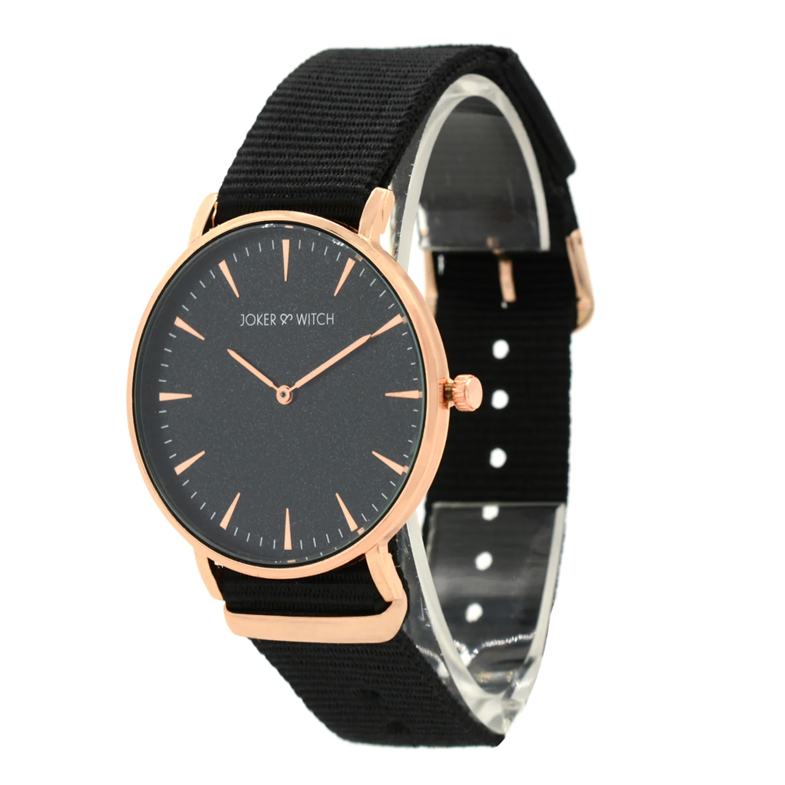 Aimee Black Large Dial Nato Strap Men's Watch - Image 3