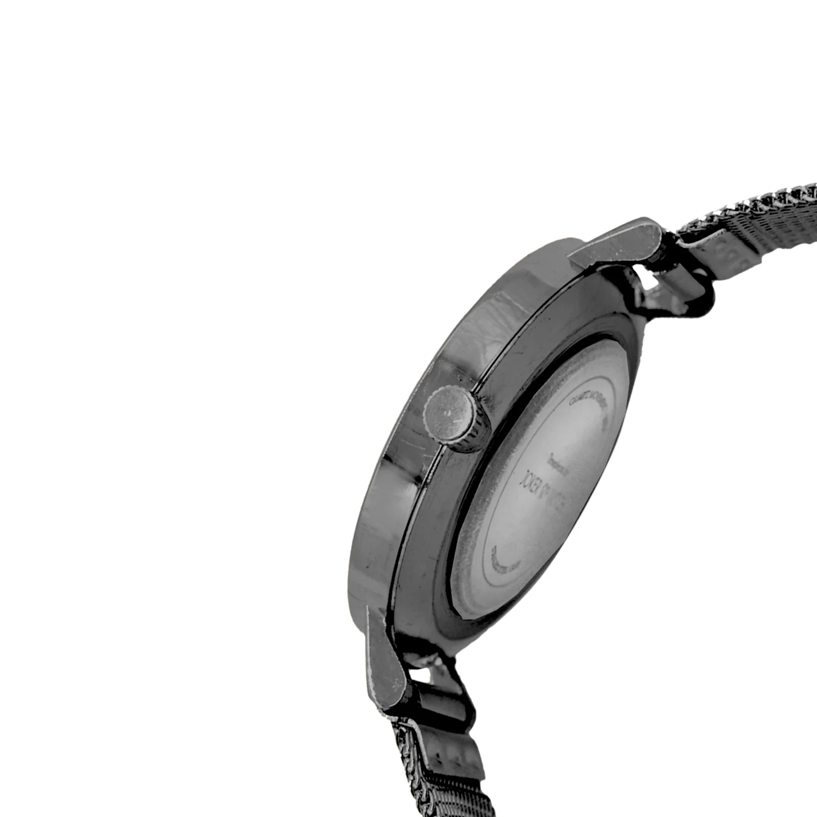Noel Gunmetal Large Dial Mesh Strap Men's Watch - Image 3