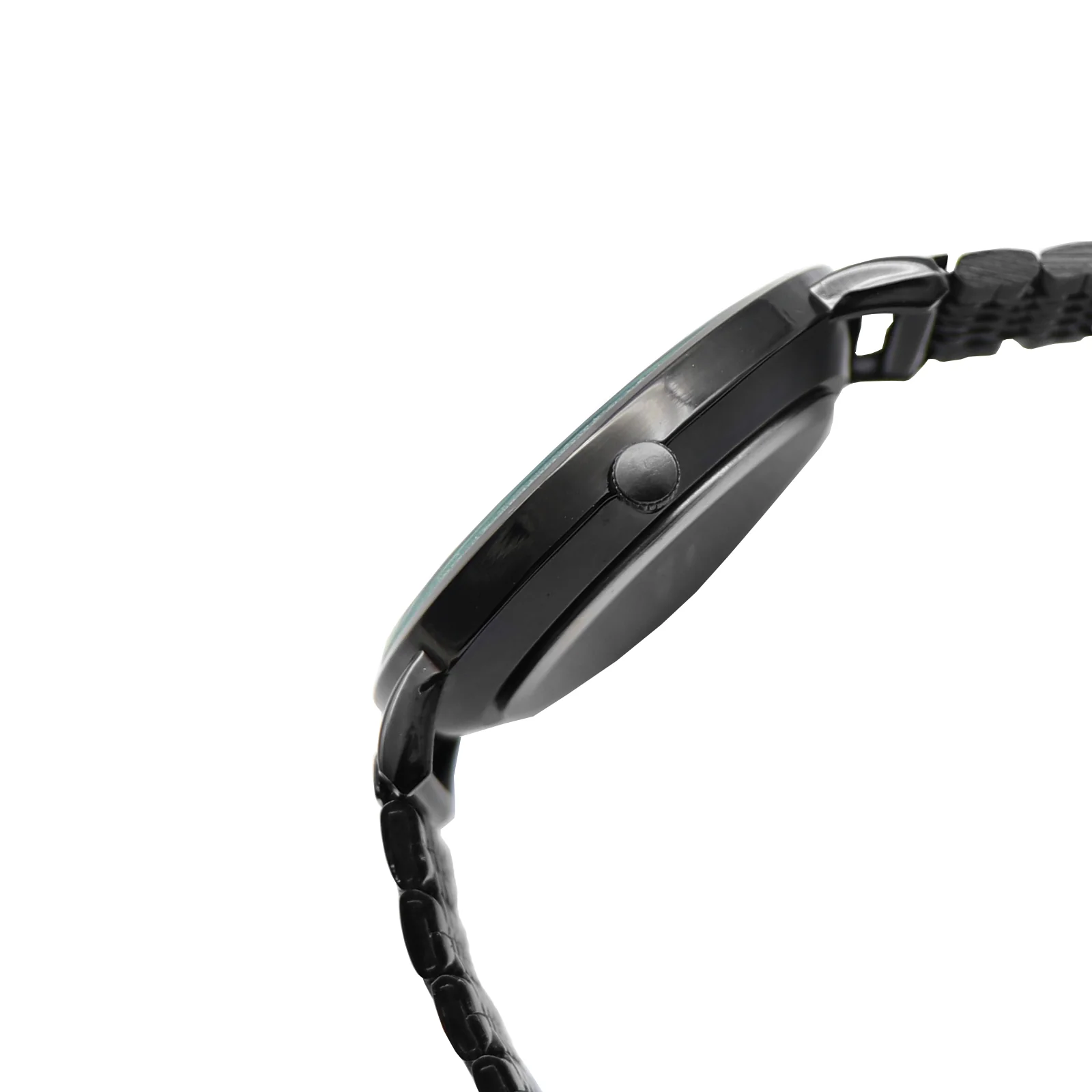 Phile Black Large Dial Linked Chain Strap Men's Watch - Image 5