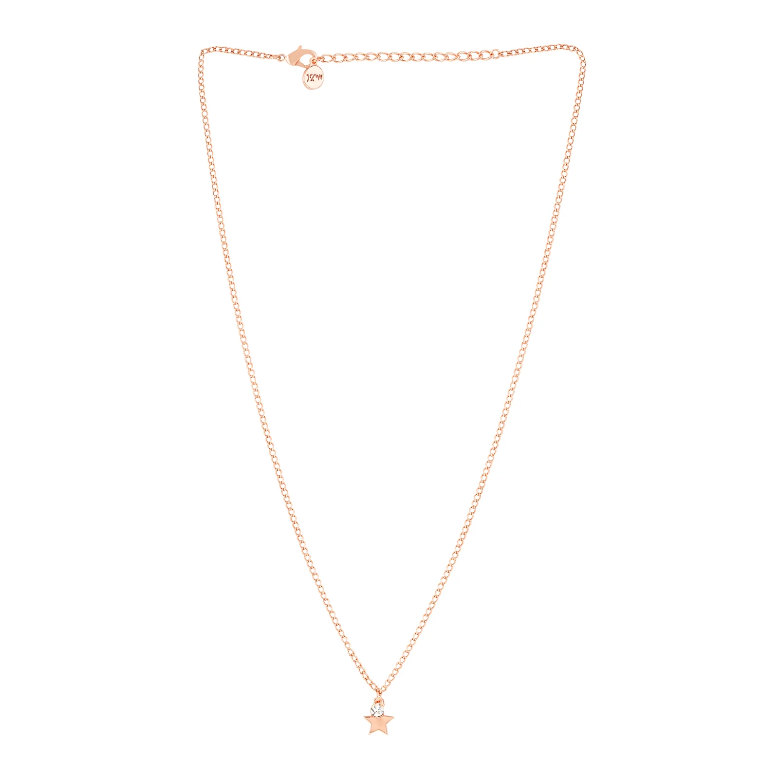 Starry Rhinestone Rosegold Necklace Charm - Image 3