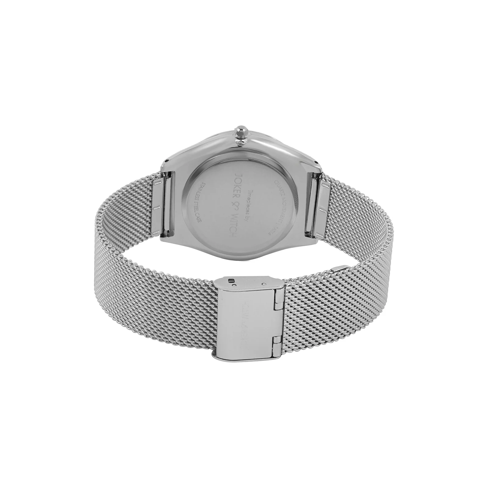 Venice Black Medium Dial Silver Mesh Strap Women's Watch - Image 6